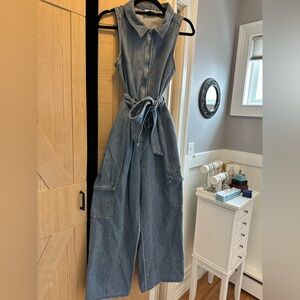 Universal Thread size 2 Denim Sleeveless Jumpsuit